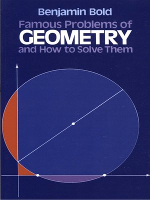 cover image of Famous Problems of Geometry and How to Solve Them